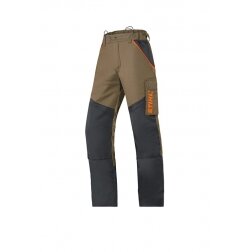 Kelnės apsauginės FS 3PROTECT rudos (XXL) (↕180-186), (↔106-116)