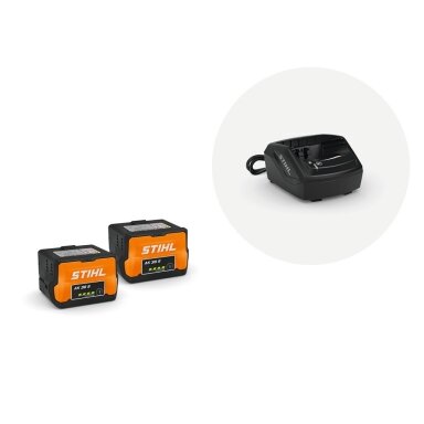Komplektas 2 vnt akumuliatorių Compact AK 30 S ir kroviklis AL 101