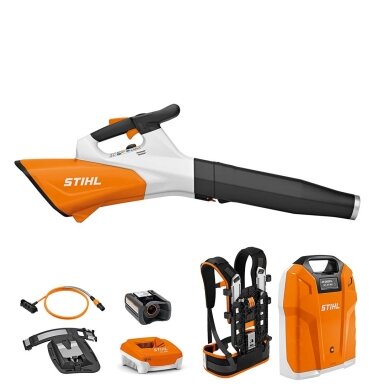 STIHL BGA 200 komplektas su AR 3000 L akum. ir priedais STIHL BGA 200 komplektas su AR 3000 L akum. ir priedais