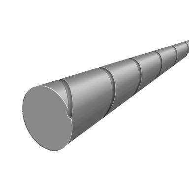 Valas pjovimo 2.4mm x 14m (tylus)